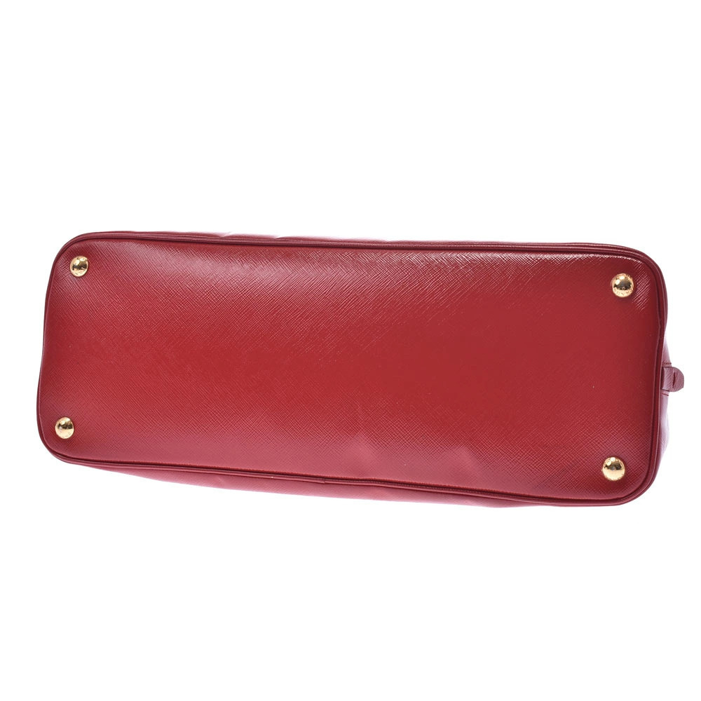 Prada Red Saffiano Handbag Enamel Red - Picture 5 of 9
